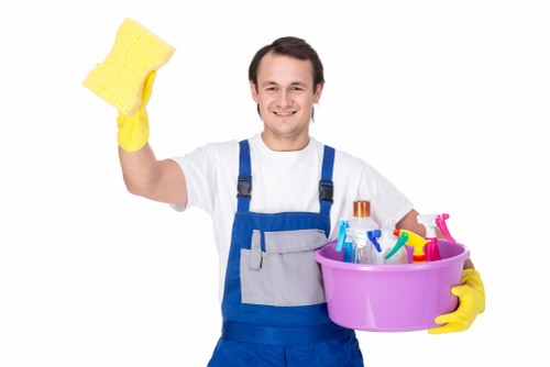 Customer confirming a cleaning booking and schedule details
