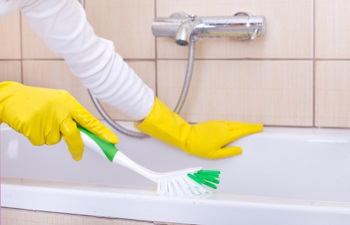 Local cleaner working in a Bermondsey apartment or converted property