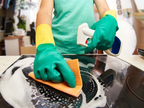 Safety review for cleaning operations and workplace checks